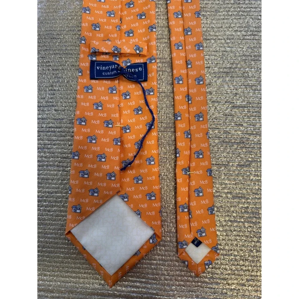 VINEYARD VINES X McBRIDE & SONS Homebuilders Custom Silk Necktie Bundle NWT